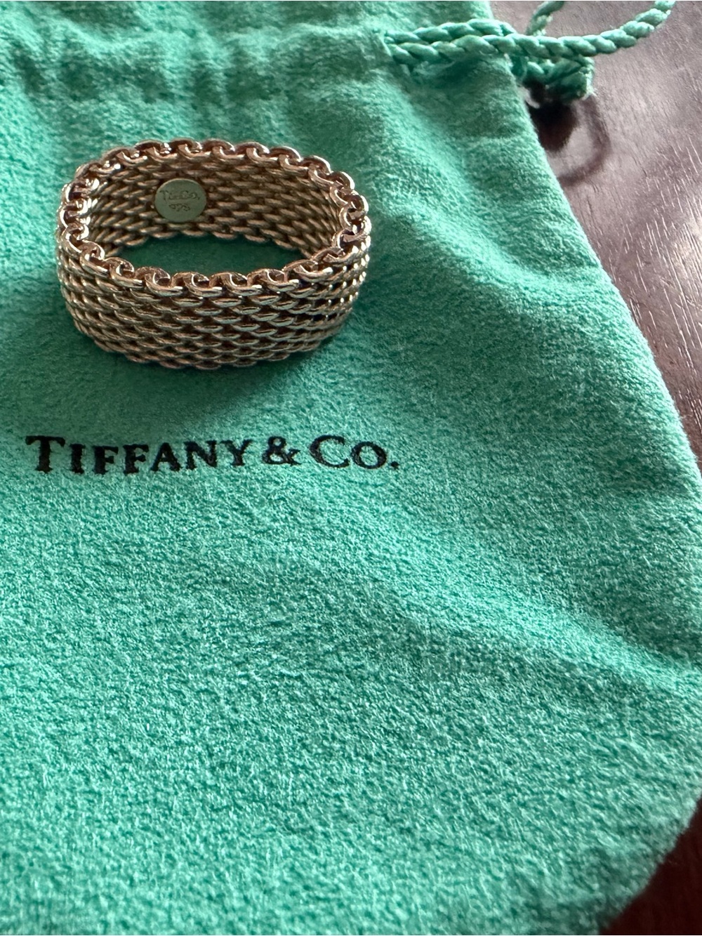 Tiffany Somerset Mesh Weave Ring